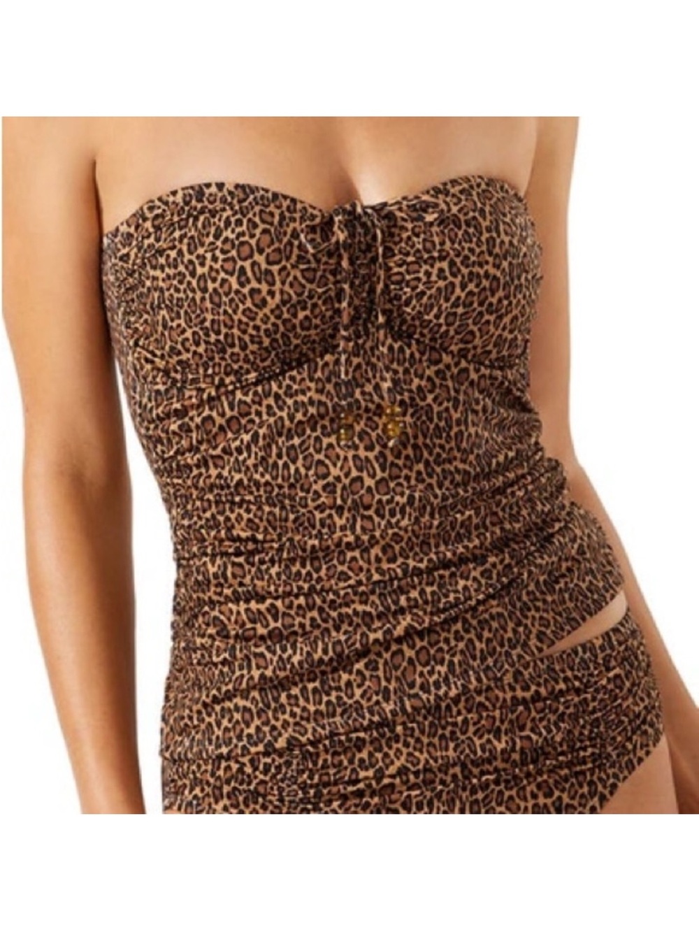 Tommy Bahama Sun Cat Bandini Strapless Tankini Top